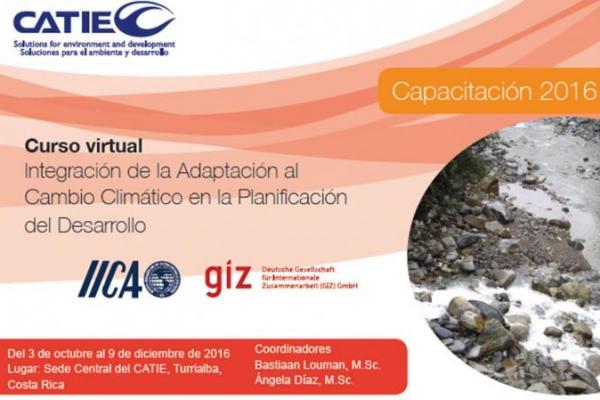 Curso virtual: Integración de la Adaptación al Cambio Climático en la Planificación del Desarrollo